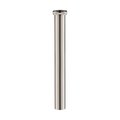 Kibi Bathroom Sink Tailpiece 1-1/4" x 12"  - Brushed Nickel KTP12BN